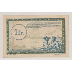 1 Franc - Régie des chemins de fer des territoires occupés - TTB+ 2