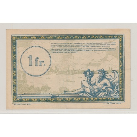 1 Franc - Régie des chemins de fer des territoires occupés - TTB+