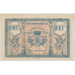 Dept42 - 100 Francs - Groupement commercial Roannais - TTB+ 2