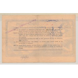 100 Francs surchargé 1 Nouveau Franc - Épargne et union commerciale des Flandres - TTB 2