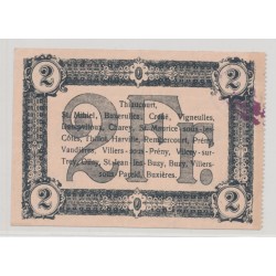 Dept54 - 2 Francs Thiaucourt 1916 - SUP+ 2