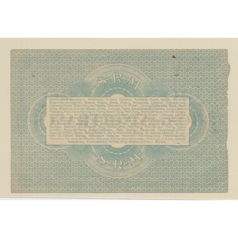 Dept55 - 20 Francs Montmedy 1916 - Sup