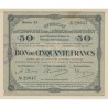 Dept55 - 50 Francs Montmedy 1916 - TTB