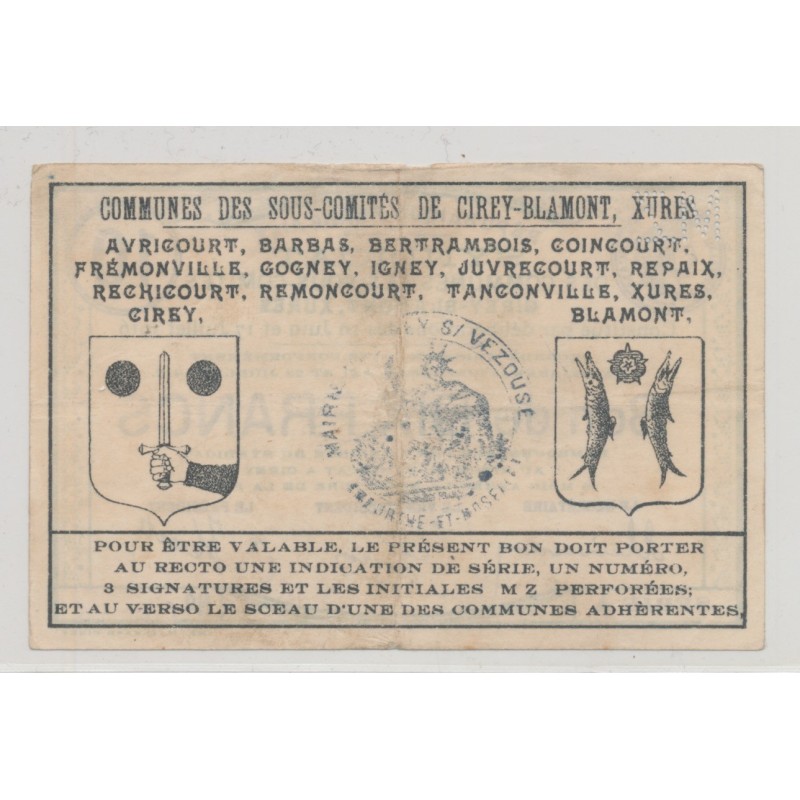 Dept54 - 10 Francs Girey 1916 - TTB