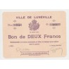 Dept54 - 2 Francs Lunéville 1914 - SPL+