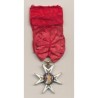 Ordre de Saint Louis chevalier - monarchie de juillet - ablation fleur de lys - ruban bouffette