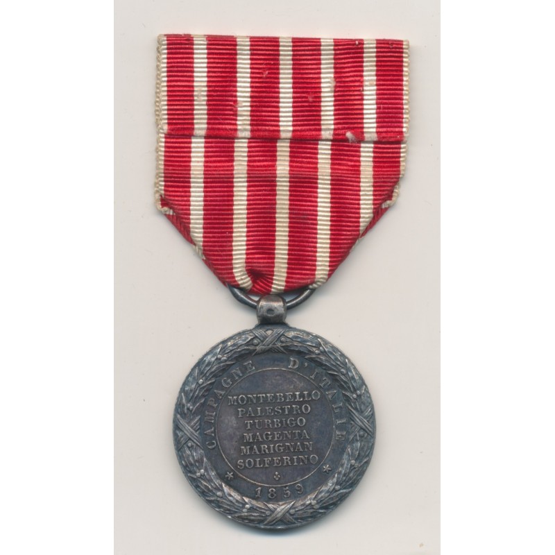 Second Empire - Campagne d'Italie 1859 - Napoléon III - Barre - ordonnance