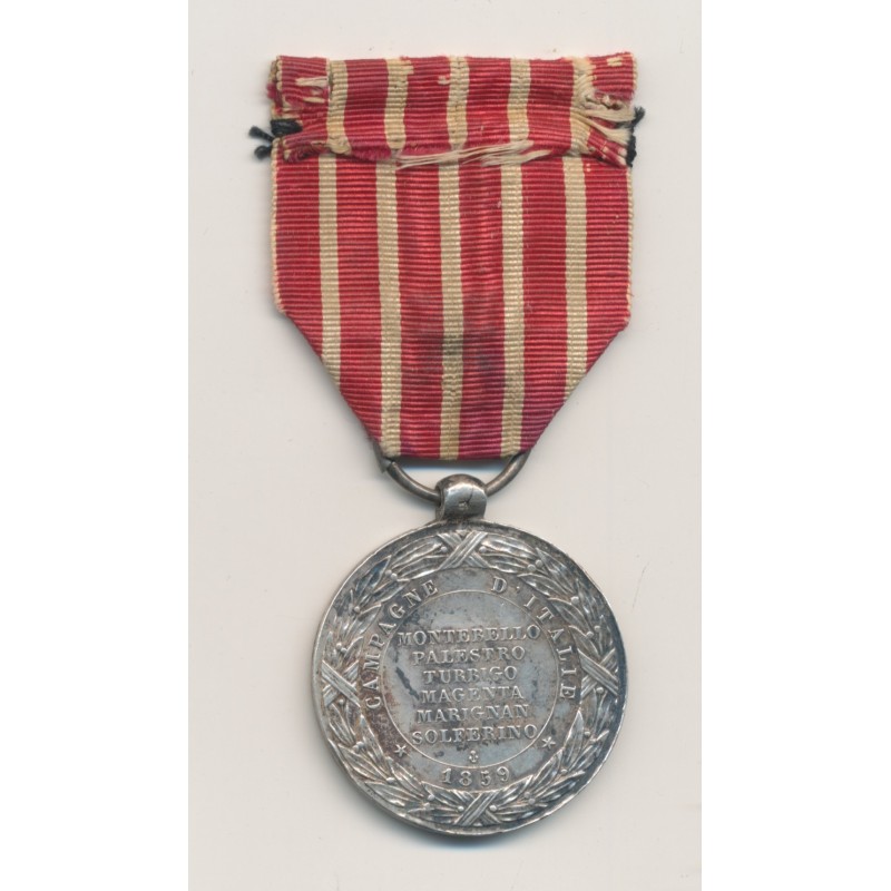 Second Empire - Campagne d'Italie 1859 - Napoléon III - Barre - ordonnance