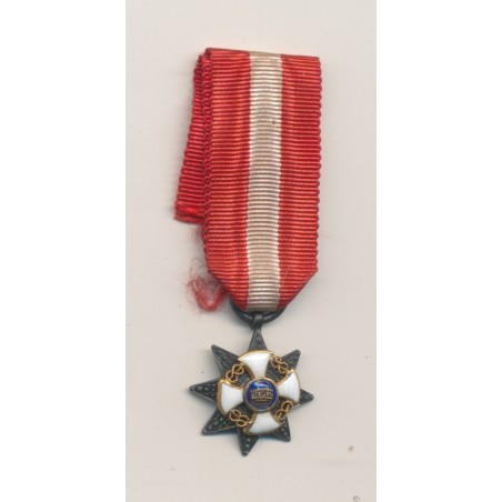 Italie - Ordre de la couronne - Grand officier - taille réduction