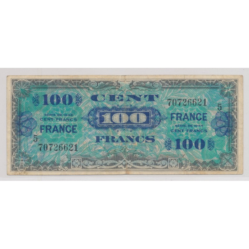 100 Francs France - 1945 - série 5 - TTB