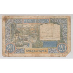 20 Francs Science et travail - 1.08.1940 - B 2