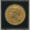 Louis napoléon Bonaparte - Président de la république - 1852 -  à Sir Anthony Perrier - bronze - 78mm - TTB+