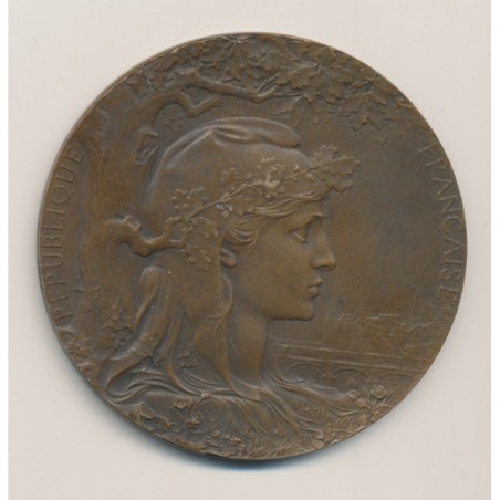 Médaille - Exposition Universelle - 1900 - Société centrale agriculture de l'Hérault - Bronze