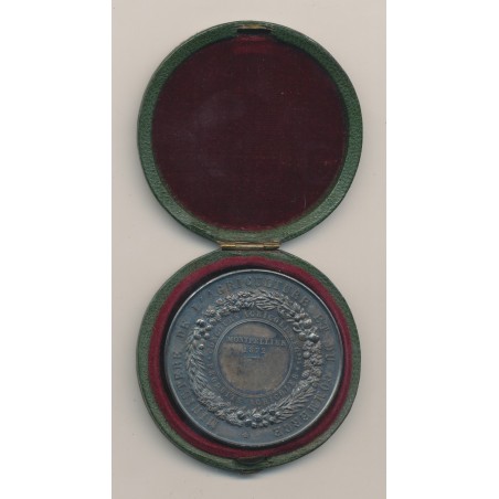 Médaille - Ministère agriculture et commerce - Montpellier 1872 - argent 38g - 41mm - SUP+