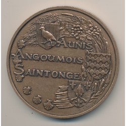 Médaille - Aunis Angoumois saintonge - G.Crouzat - bronze - 68mm - SUP 2