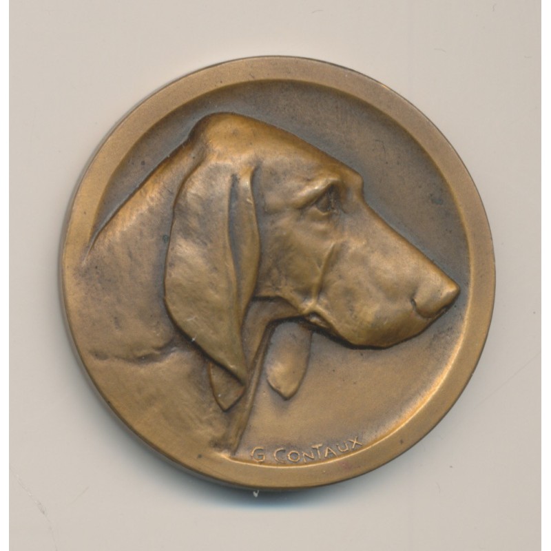 Médaille - Société canine bas poitou - bronze - 41mm - SUP