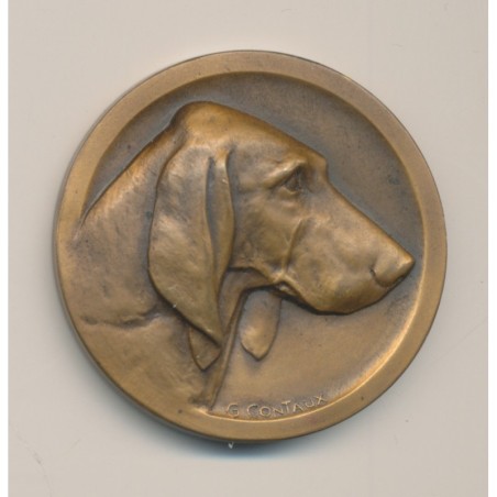 Médaille - Société canine bas poitou - bronze - 41mm - SUP
