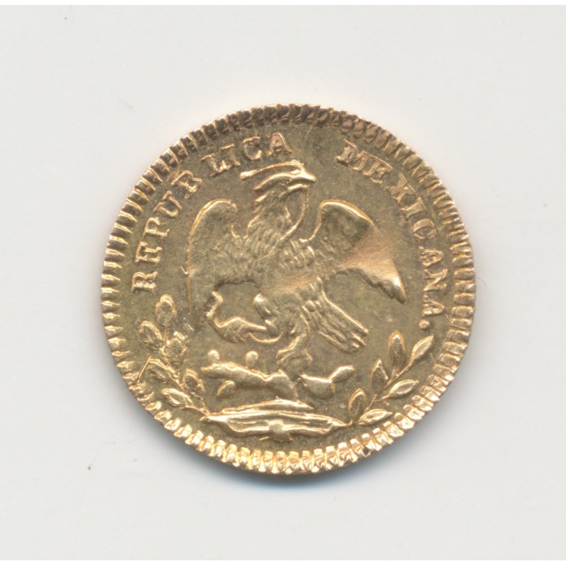 Mexique - 1/2 Escudo 1858/7 Guanajuato - SUP+