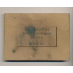 Plaquette - 5é Salon régional 1993 de peinture et de sculpture des forces Françaises en Allemagne - bronze - TTB+ 2
