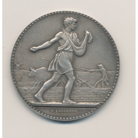 Médaille - Associations agricoles - argent - 41mm - TTB+