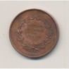 Médaille - École normale de piano - gravé 1887 - bronze 28mm - TTB