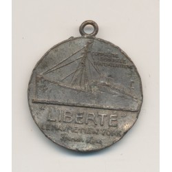 Médaillon - Paquebot Liberté - Compagnie générale transatlantique - 30mm