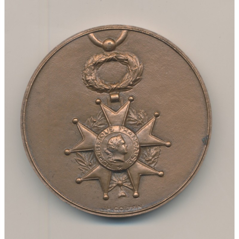 Médaille - Société d'entraide de la Légion d'honneur - bronze - 50mm - TTB+