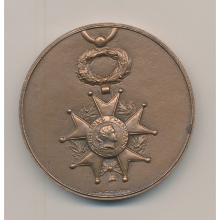 Médaille - Société d'entraide de la Légion d'honneur - bronze - 50mm - TTB+