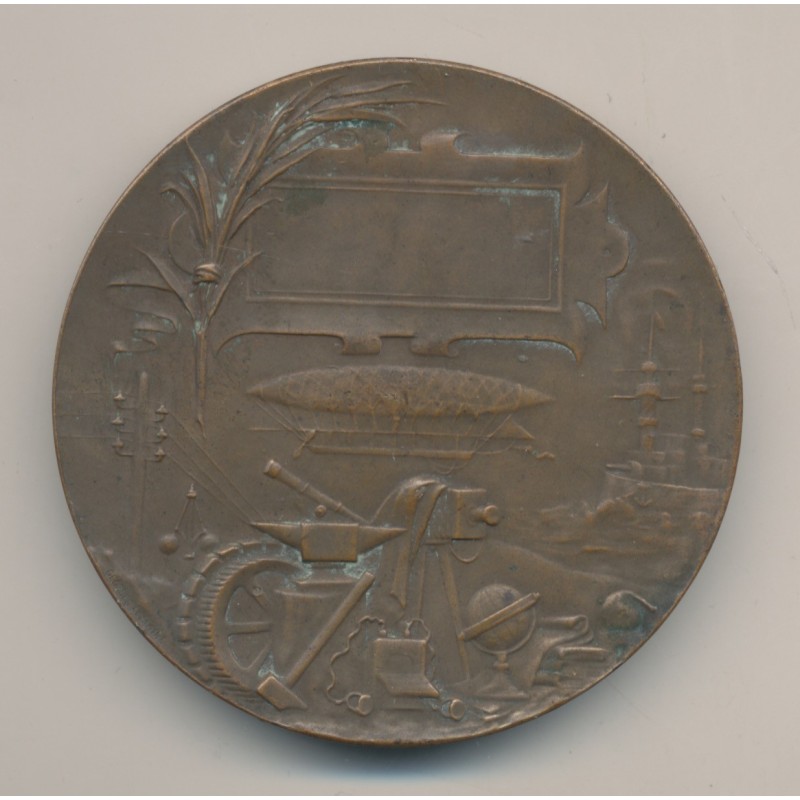 Médaille - Exposition Paris 1900 - Georges lemaire - bronze - 54mm - TTB