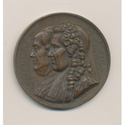Médaille - Franklin et Montyon - 1833 - Barre - bronze - 42mm