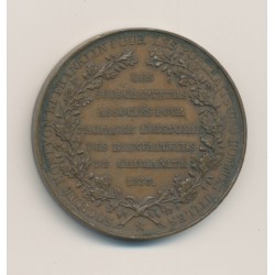 Médaille - Franklin et Montyon - 1833 - Barre - bronze - 42mm 2