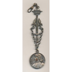 Médaille et pendentif - Jeanne d'arc - frappe moderne