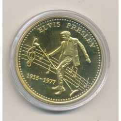 Médaille - Elvis presley - 40mm - cupronickel - SPL 