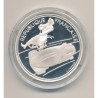 100 Francs - JO Albertville 1992 - Bobsleigh 1990 - avec écrin et certificat - argent BE - FDC