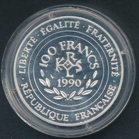 100 Francs - 15 Écus Charlemagne 1990