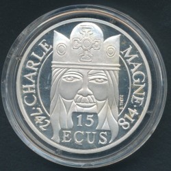 100 Francs - 15 Écus Charlemagne 1990