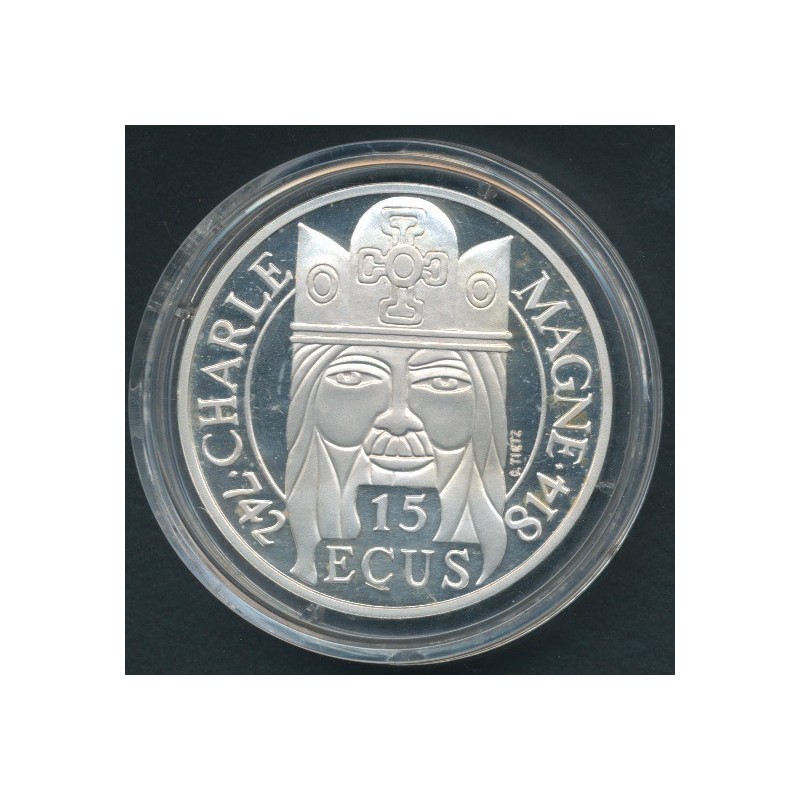 100 Francs - 15 Écus Charlemagne 1990