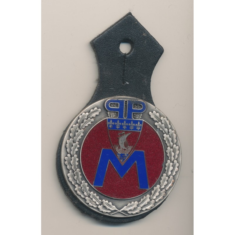 Insigne - Préfecture de police Paris - Métro