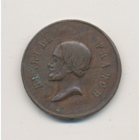 Médaille - Henri IV - Fidélité et espérance - cuivre - 23mm - TTB