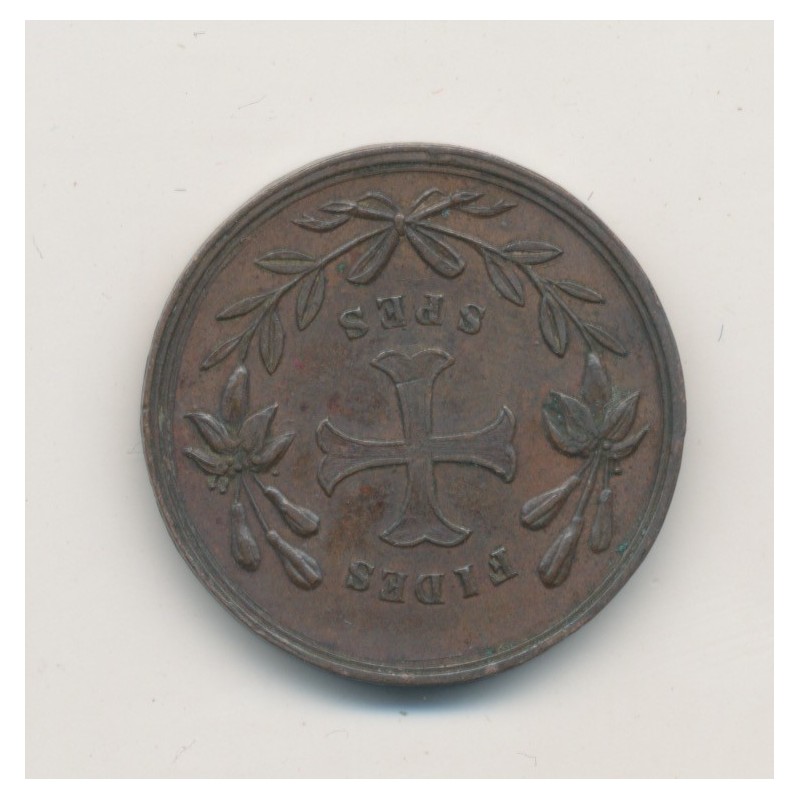 Médaille - Henri IV - Fidélité et espérance - cuivre - 23mm - TTB