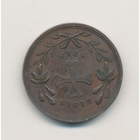 Médaille - Henri IV - Fidélité et espérance - cuivre - 23mm - TTB