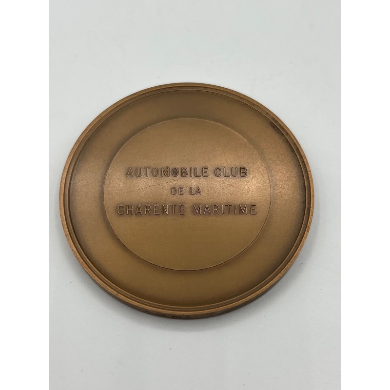 Médaille - Automobile club charente maritime - La Rochelle - bronze - 68mm - SUP