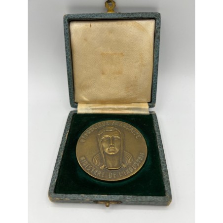 Médaille - Apprentissage de l'artisanat - ministère de l'industrie - bronze - 60mm - TTB