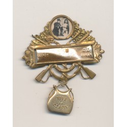 Broche avec photo - vive la classe