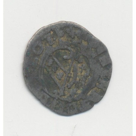 Henri II - Demi gros de billon - Nancy - Duché de lorraine - B