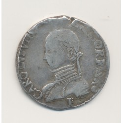 Charles IX - Teston - 1564 F Angers - argent - TB/TB+