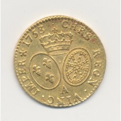 Louis XV - Louis d'or au bandeau - 1753 A Paris - SUP 2