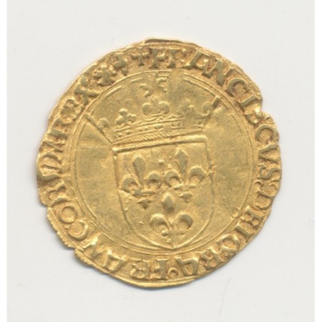 François 1er - Écu d'or au soleil - Lyon - TB