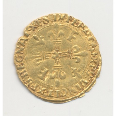 François 1er - Écu d'or au soleil - Lyon - TB