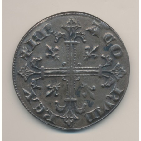 Presse-papier - Refrappe Royal Philippe IV - argent 97g - 1975 - 55mm - N°10/100 - SUP